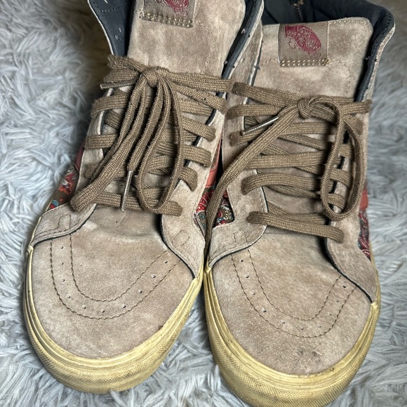 *Rare* Vans Sk8 Hi Top Paisley Print - Picture 6 of 10